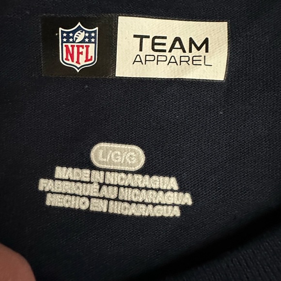 NFL Tennessee Titans Short Sleeve Tee-Shirt Large Navy Blue NFL Team Apparel - Picture 4 of 7